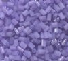50g 5x4x2mm Milky Violet Tile Beads